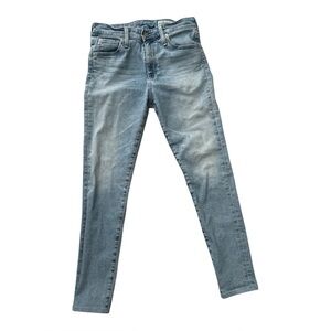 AG Adriano Goldschmied Farrah High-Rise Skinny Ankle Jeans | Light Wash | 27R